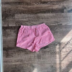 Urban Renewal Red Gingham Shorts